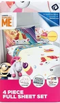 Franco Manufacturing Despicable Me Fluffy Sweet Shop 4 Piece Full Sheet Set. Fixed Price $44.20.