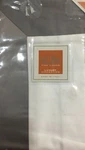 Bellino Fine Linens "frame" King 3PC Duvet Set White/charcoal Nip Italy. Fixed Price $249.99.