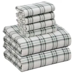 Ruvanti Flannel Sheets Full Size 4 Pcs - 100% Cotton Double Brushed Bed Sheet.... Fixed Price $63.41.