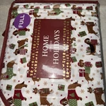 Home For The Holidays 4-PIECE Full Sheet Set Christmas Dogs With Gifts. Fixed Price $43.00.