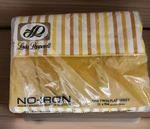 Lady Pepperell Sheet Yellow Stripe Twin Flat 100% Cotton Percale No-iron. Fixed Price $13.99.