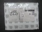 Nate & Flannel Sheet Set King Sheep 100% Cotton New. Fixed Price $34.95.