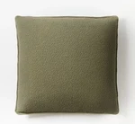 Nearly New $176 Coyuchi Cascade Organic Matelasse Euro Sham Set Of 2 Moss Green. Fixed Price $89.00.