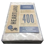 New Diamond Dot Heartland 400 Tc 100% Cotton Sateen Standard Queen Pillowcases. Fixed Price $39.97.