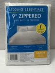 New Bedding Essentials 9 Zippered Vinyl Mattress Protector Queen 60 X 80 (R4). Fixed Price $10.95.