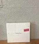 Calvin Klein White Queen 100% Cotton Sateen Weave 4PC Sheet Set. Fixed Price $85.00.