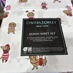 Cynthia Rowley Queen Size Sheet Set Dachshund Valentine New Dogs Hearts. Fixed Price $30.00.