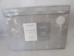 Dormisette Luxury Heavy Weight Flannel Queen Sheet Germany Striped Grey. Fixed Price $138.00.