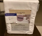 Ugg Koolaburra Queen Sheet Set Bright White 100% Cotton Bedding Nwt K!. Fixed Price $49.98.