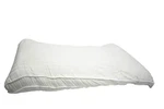 Levinsohn Textile Body Pillow 18X34 White Cotton Cover Polyester Fill Stripe. Fixed Price $18.99.