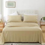 Whitney Home Textile Set - 4 Piece Bed For Queen, Beige. Fixed Price $43.99.