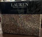 New Ralph Lauren Hallie Duvet Cover King Size 100% Cotton Paisley 3 Piece Set. Fixed Price $98.96.