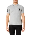 *nwt - Polo Ralph Lauren Mens Big Pony Custom Fit Shirt Gray Xxl. Fixed Price $59.99.