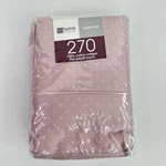 Jcpenney Queen Flat Sheet Cotton Sateen Diamond Pink Rosedust Made Usa. Fixed Price $31.40.