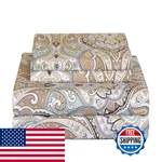 Pointehaven Bedding 4 Pieces King 100 Cotton Percale Sheets- Printed. Fixed Price $88.36.