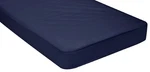 Gilbins Size Fitted Sheet, Made Of Cotton, 30"X75", Navy. Fixed Price $34.99.