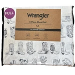 Wrangler Line Dance Cowboy Cowgirl Boots Full Sheet Set Western Dancing Blue. Fixed Price $38.99.
