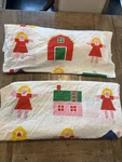 Marimekko Boo Dan River Schoolhouse Twin Sheet Fitted Of Vintage 1982. Fixed Price $49.99.