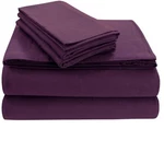 Tribeca Living Flsoedss Luxury Solid Flannel Deep Pocket Sheet Set, Queen, Pu.... Fixed Price $88.80.