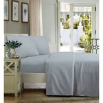 Mainstays Ultra Soft Microfiber Bed Sheet Set Full, Grey Stria *new. Fixed Price $19.99.