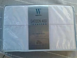 White Wamsutta 100% Pima Cotton Satten 400 Full Flat Sheet Authentic Weave. Fixed Price $29.00.