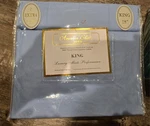 American Sheets 2000 Count Egyptian Coton King 6PC, 18" Sky Blue New. Fixed Price $25.00.