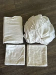 Boll & Branch Signature Hemmed King Sheet Set Cream Color 4 Piece. Fixed Price $120.00.