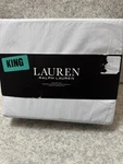 Ralph Lauren Blue/white Stripe 4 Piece King Sheet Set New. Fixed Price $99.99.