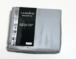 Camden 1250 Gray Wrinkle Resistant Deep Fit Cotton Blend King Sheet Set New. Fixed Price $38.00.