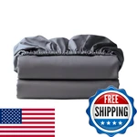 Zaizaihome 2 Pack 600 Thread Count 100 Egyptian Cotton Fitted Sheet Only Full. Fixed Price $64.60.