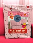 Disney Winnie The Pooh Valentine's Day Twin Sheet Set 3 Piece Nwt 100 % Cotton. Fixed Price $42.00.