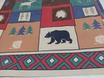 Kimlor Mills Flat Top Sheet King Size (106X104 In) Rustic Cabin Camping Fishing. Fixed Price $19.95.