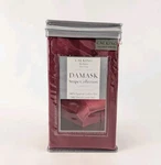 Wamsutta Damask Stripe Red Cal King Bedskirt Egyptian Cotton 15" Drop New. Fixed Price $26.09.
