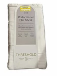 Queen Threshold 400 Thread Ct Perfor Flat Sheet Sateen Sour Cream 100% Cotton. Fixed Price $9.00.