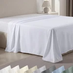 100% Cotton Flat Sheet - 600 Thread Count, Soft And Crisp, Breathable, Top Sh.... Fixed Price $45.70.