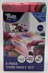 Trolls World Tour 3 Pc Twin Bed Sheet Set Multicolor Microfiber Dreamworks. Fixed Price $33.29.