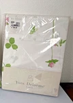 Yves Delorme Queen Flat Sheet Trefles Green Clover. Fixed Price $99.95.