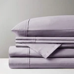 Madison Park 800-THREAD Count Queen Size Cotton Blend 6-PC. Sheet Set Purple. Fixed Price $90.00.