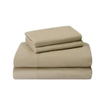 100% Cotton 4PCS Flannel Sheet Set, Queen Size, Beige Double-brushed For Ex.... Fixed Price $64.59.
