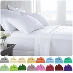 Supreme Super Soft 4 Piece Sheet Set Deep Pocket Bedding - All Colors Sizes. Fixed Price $29.99.