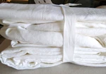 Nwt Pottery Barn Belgian Flax Linen Hemstitch Set Queen White Auth. Fixed Price $181.00.