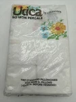 Utica 2 Standard Pillowcases Floral Lace By J.p. Stevens Vtg Percale Nip. Fixed Price $22.39.