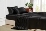 Lanest Housing Silk Satin Sheets, 4-PIECE Queen Size Bed Set With De. Fixed Price $26.90.