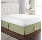 New- Hc Collection Queen Bed Skirt Microfiber Box Spring Cover, 60 X80 X14 Sage. Fixed Price $16.80.