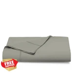 Pizuna Full Silver Cotton Flat Sheet Only 400 Thread Count 1 Pc. Fixed Price $69.27.