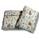 Whim Martha Stewart Bark Park Twin Set Spring Flowers Floral Dogs. Fixed Price $18.00.