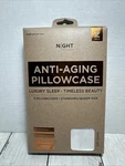 Shine By Night Satin Anti-aging Pillowcase 2 Pack. Fixed Price $18.99.