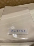 Nwt Matouk Twin Flat Sheet Key Largo Ivory. Fixed Price $100.00.