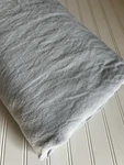 French Linen Duvet Cover By Malouf Woven Light Gray King. Fixed Price $90.00.