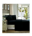 Mainstays Ultra Soft Microfiber Bed Sheet Set, Twin/twin Xl, Rich Black, 3 Piece. Fixed Price $10.39.